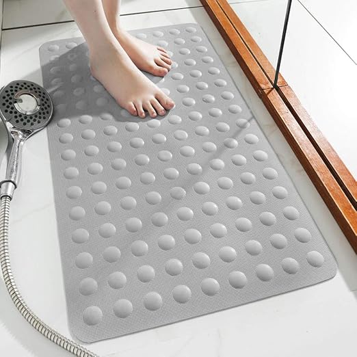 Shower Mat Quadrant Non Slip Suction Cups Extra Large AntiBacterial
