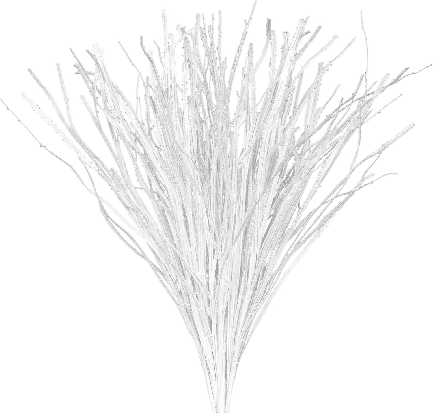 Tree Toppers - KI Store Christmas Tree Picks Spray Set of 12 White Christmas Tree Topper Picks for Xmas Tree Wreath Garland Bouquet Tree Topper Decoration