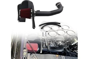 BAGARAATAN Cold Air Intake System & Heat Shield for 2014-2019 Chevy/GMC/Cadillac 5.3L 6.2L V8 (Silverado 1500, Suburban, Tahoe, Sierra 1500, Yukon, Yukon Denali, Escalade) Black