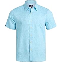 【MODERNIF】Bernid Linen Short Sleeve Shirt Amazon.com: Ben Sherman Men's Linen Shirt - Regular Fit