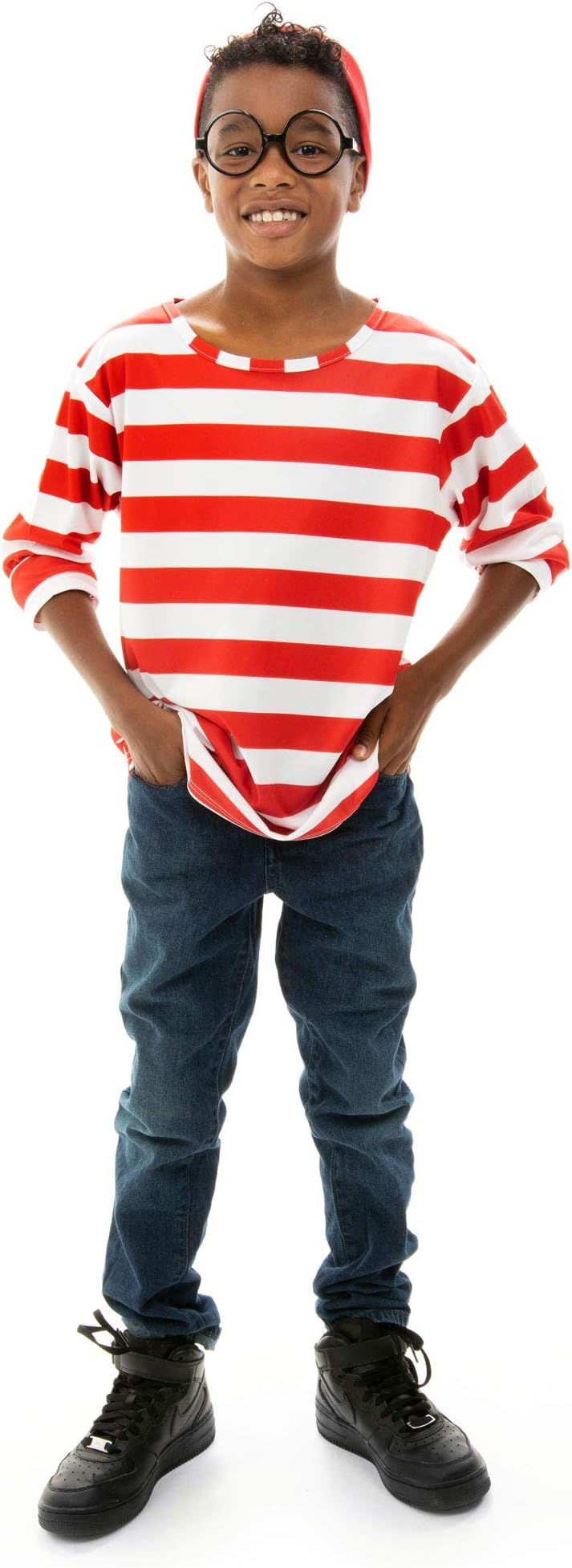 Where's Wally Halloween Costume - Where's Wally Children's Cosplay Outfit