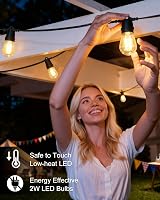 BRIMAX USB Powered LED String Lights 24.6ft 2700K Warm White S14 1W view 8