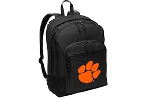 Broad Bay Cotton Clemson University Backpack CLASSIC STYLE Clemson Tigers Backpack Laptop Sleeve One Size