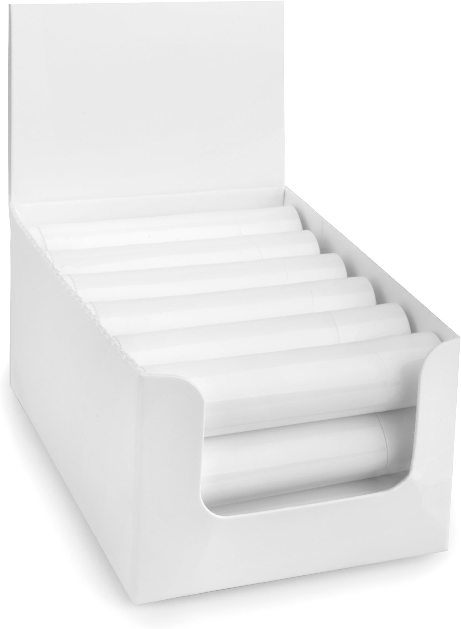 Lip Balm Counter Display Box - White (Holds 18 Tubes)