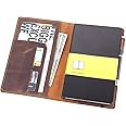 Leather Journal Cover Fits for Moleskine Large Hard Cover Notebook, Handmade Vintage Leather Cover for 5"x8.25" Hardcover Not