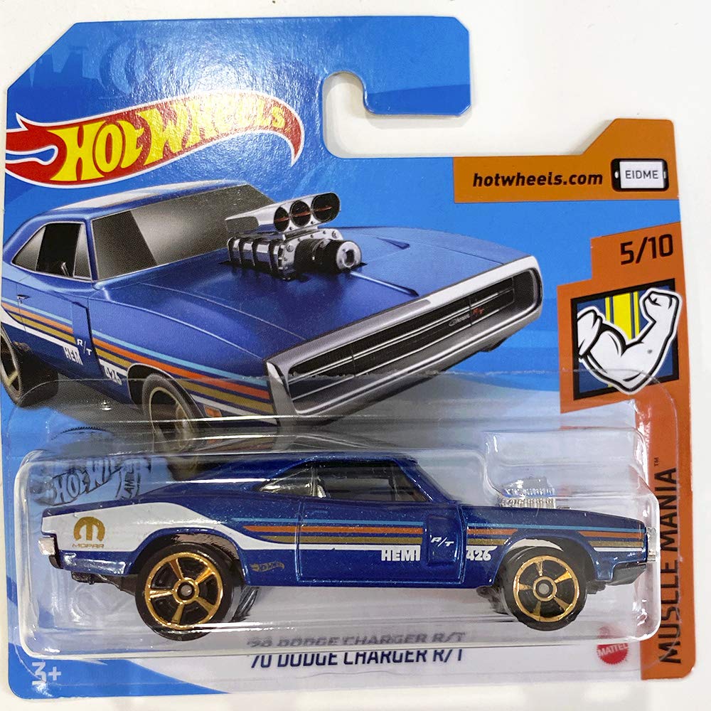 Hot Wheels '70 Dodge Charger R/T Muscle Mania 5/10 2020 (249/250) Short card