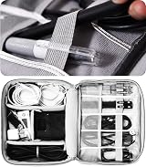 HCFGS Travel Cable Organiser Bag Electronics Accessories Case Black Universal view 4