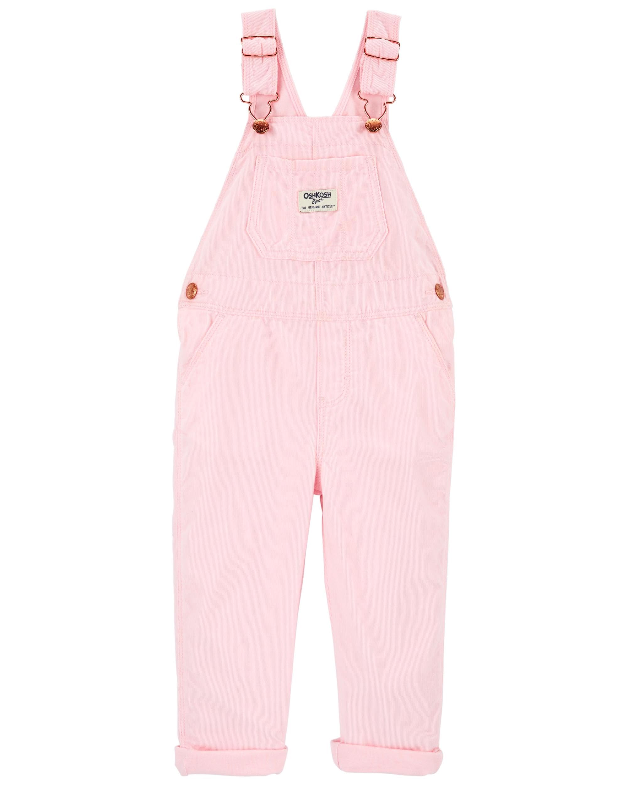 OshKosh B'gosh Girl World's Best Overalls, Pink, 3T Image