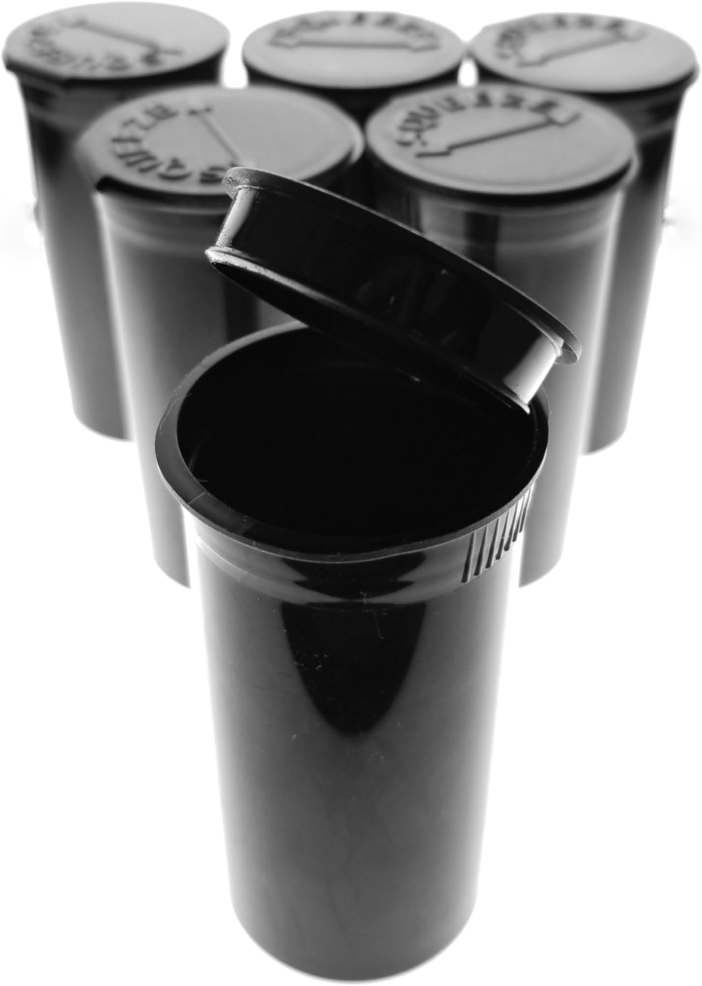 VAN CAVE CASE of 315 Black 13 Dram Pop Top Bottle Rx Vial Medical Pill Box Herb Container