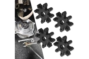 leediga 4 PCS Car Flexible Steering Coupler, Plastic Steering Column, 56315-2K000FFF Coupling Replacements, Automotive Parts, Repair Tool Kit, Compatible with Hyundai Kia (Black)