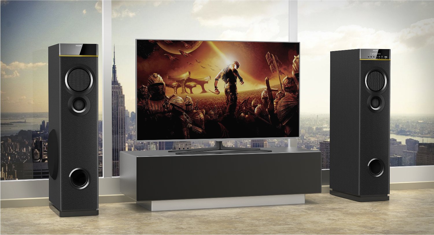 philips multimedia tower speakers