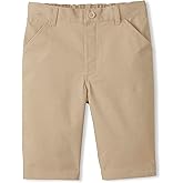 French Toast Girls Adaptive Bermuda Shorts with Hook and Loop Closure