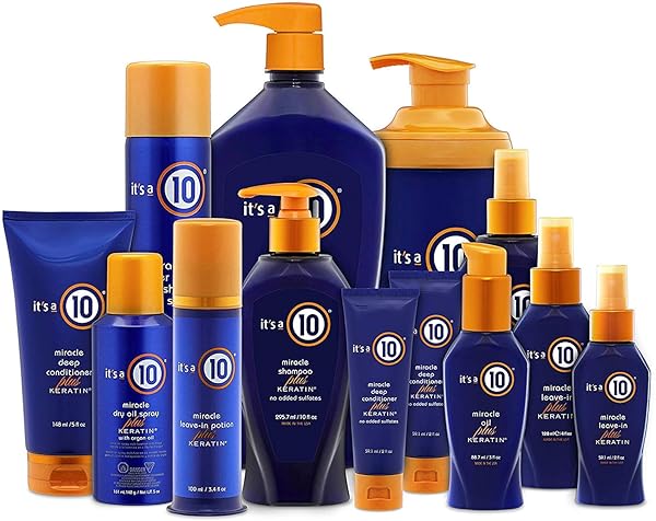 ITS A 10 + KERATIN MIR LE SIZE 2Z ITS A 10 + MIRACLE LEAVE-IN PLUS KERATIN, 2 FL. OZ