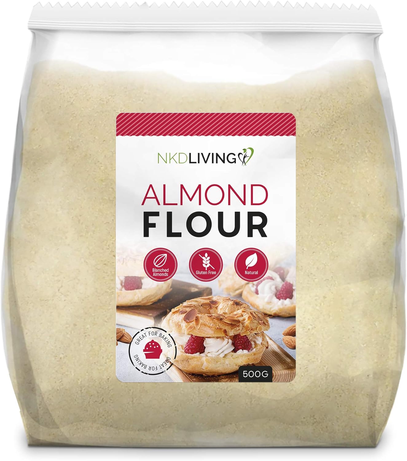 Farine d'amande de NKD Living (500g) Amandes finement moulues d'Espagne