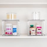 Vtopmart 4 Pack Stackable Clear Acrylic Drawers with Handles 30.5x19x17.8 cm view 7