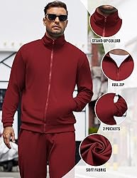 COOFANDY Mens Sweatsuit Jogging Outfits Track Suit
