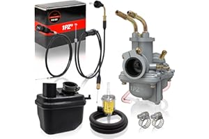 1PZ P50-SE1 Carburetor Carb Air Filter Fuel Filter & Throttle Choke Cable for Yamaha Y-Zinger PW50 PW 50 1981-2021