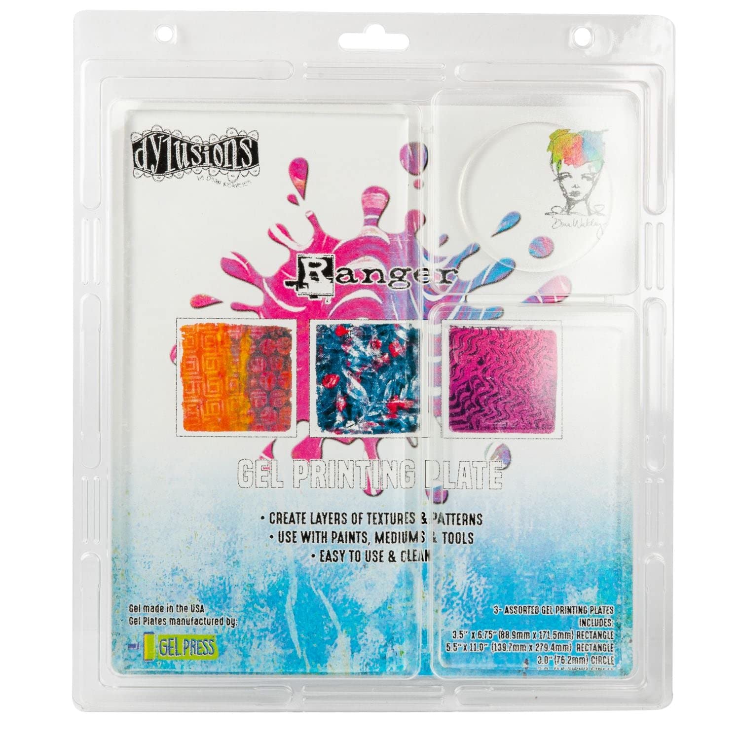 Ranger Gel Plate, Large,Transparent