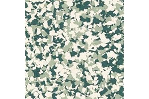 Epoxy FX - 1/4" - (1 Pound - 16 oz) Floor Flakes/Chips for Decorative Floors and Walls - Interior/Exterior (426 Green Bay)