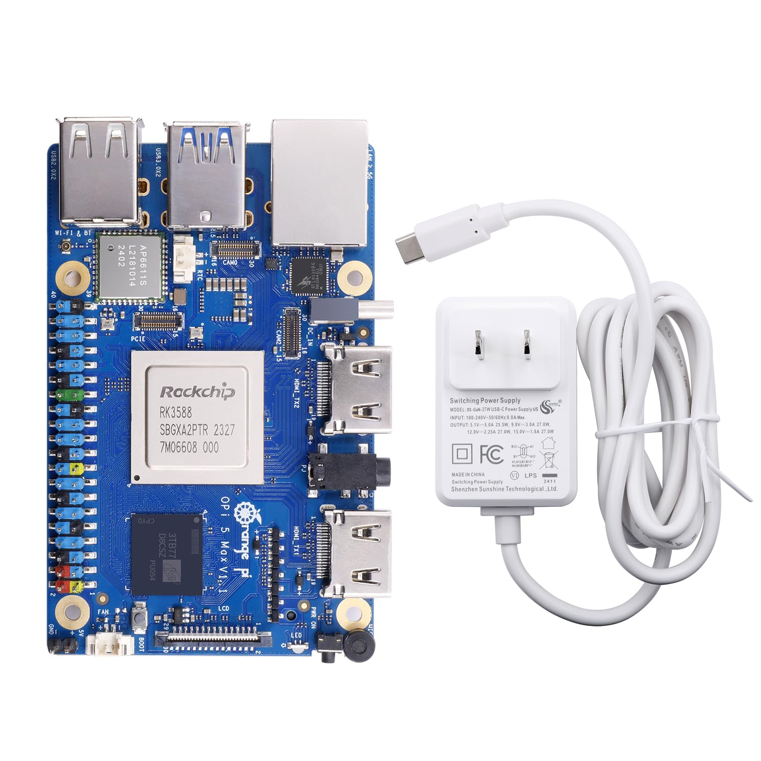 Orange Pi 5 Max 8GB/16GBLPDDR5 Rockchip RK3588