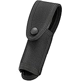 Dotacty Flashlight Holster for Duty Belt Police Light MOLLE Holder Tactical Torch Case 1"-1.25" Handheld Flashlight Nylon Pouch Carry Pocket Hammer Loop Carrier Gear Sheath Tool Scabbard