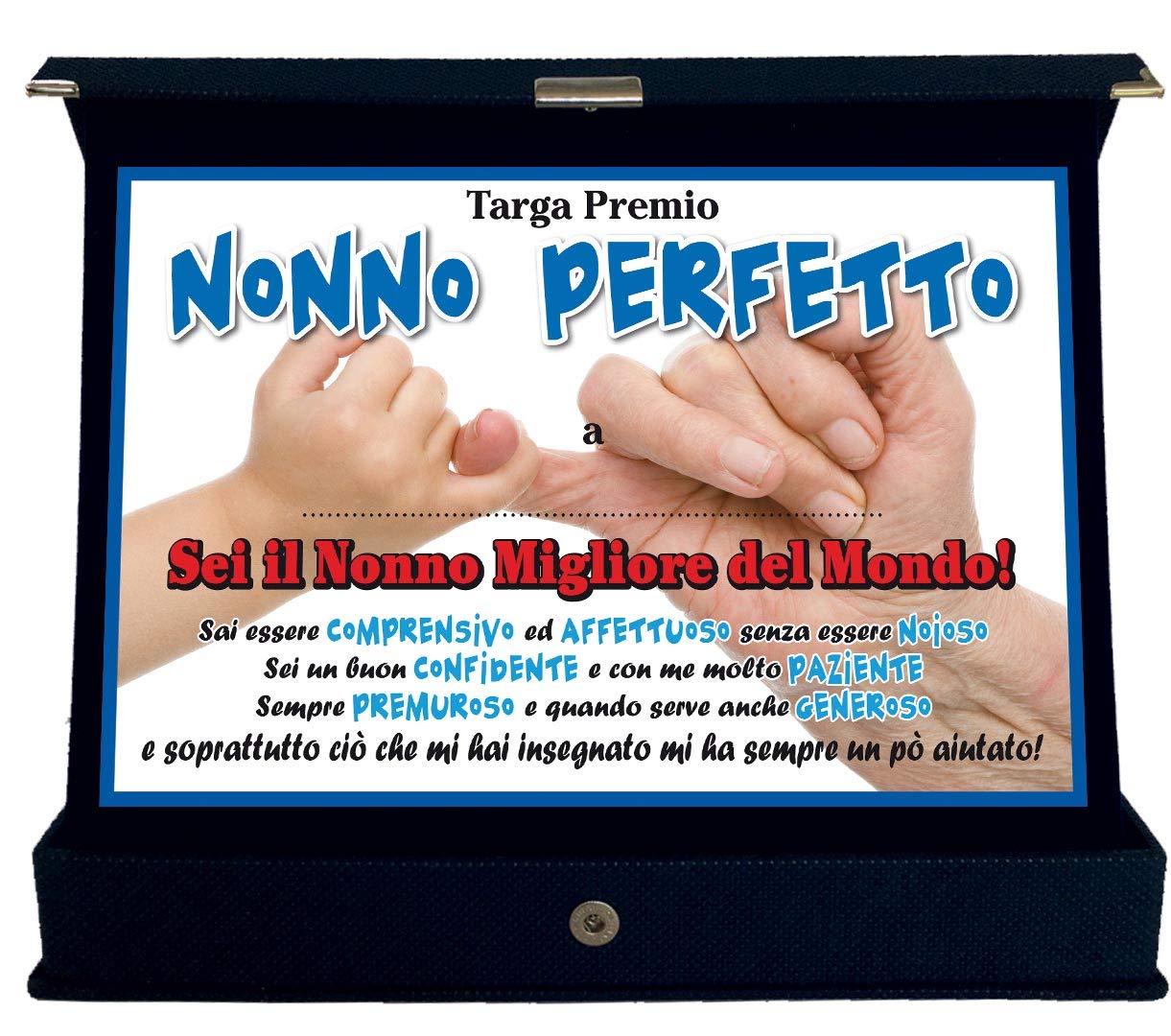 Bombo Perfect Grandpa Award Plaque