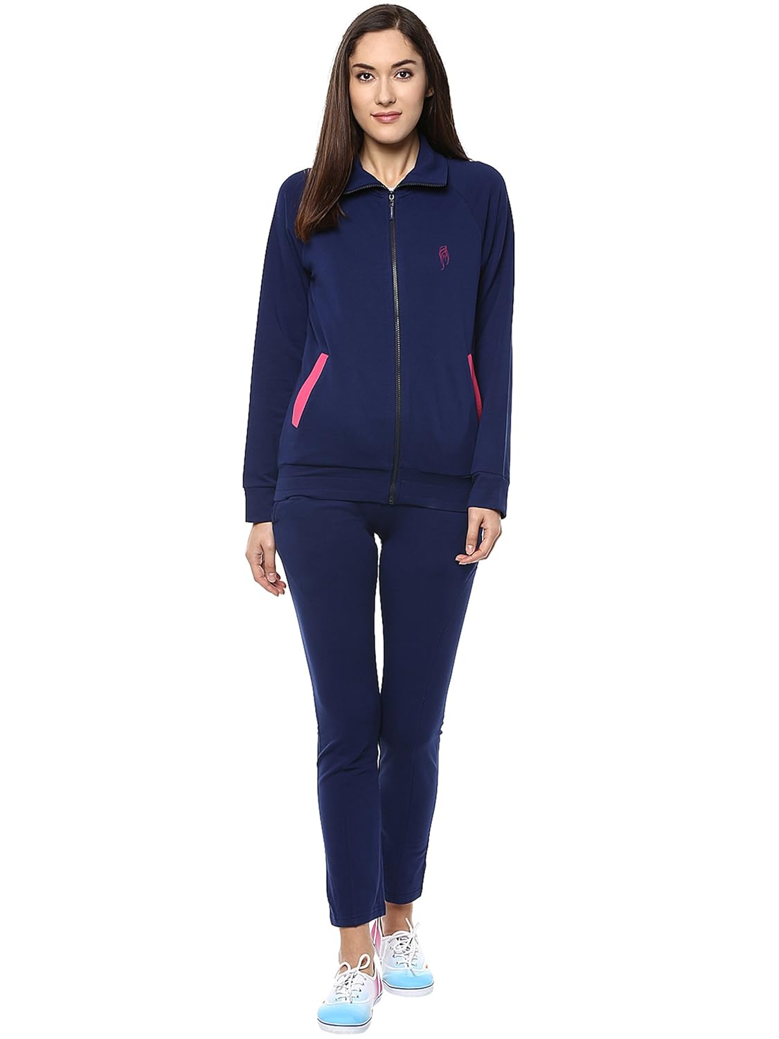 sakhi sang solid navy blue track suits