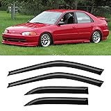 Window Visors Rain Guards Shield for 1992-1995