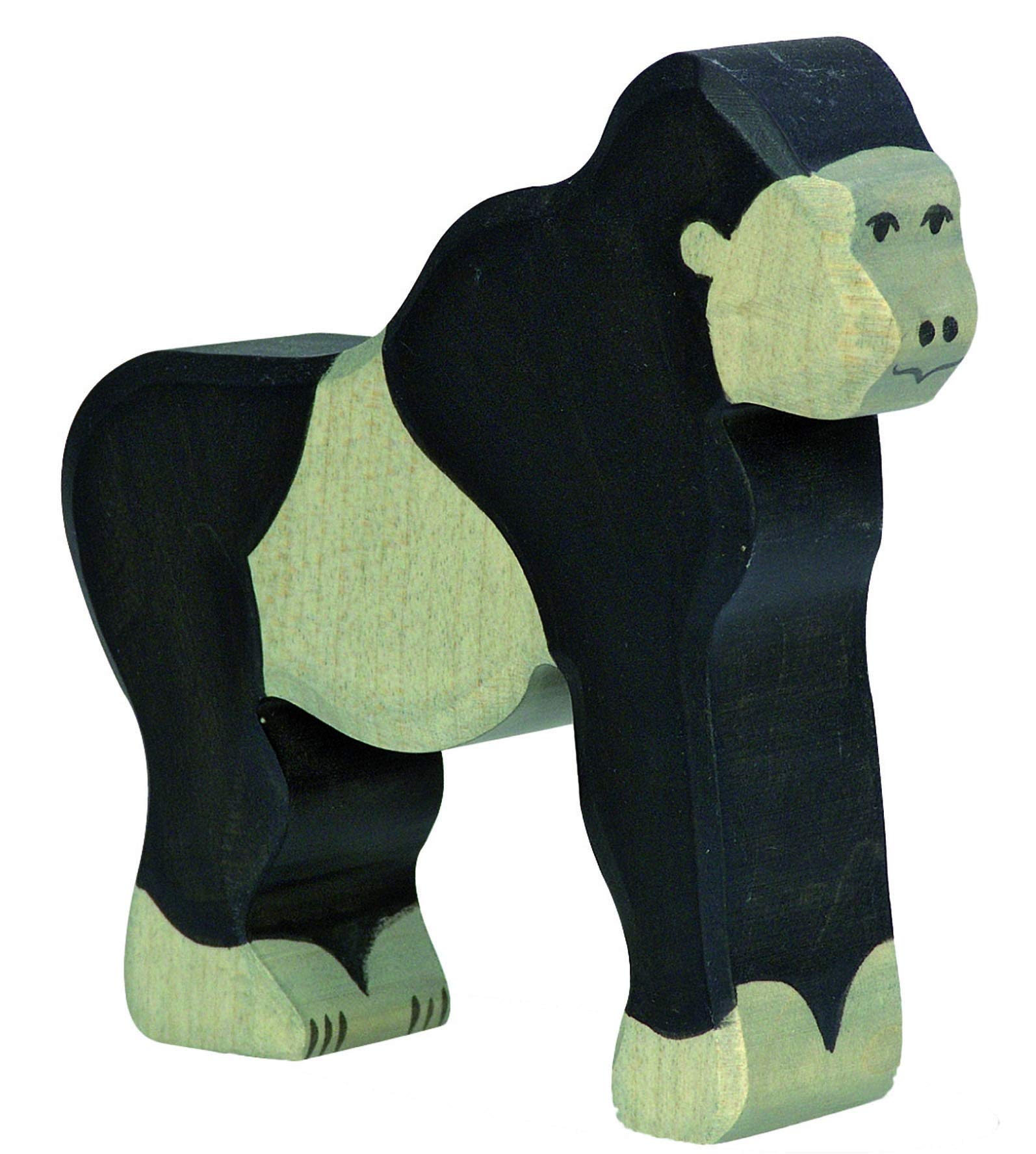 Holztiger Gorilla Wooden Figure
