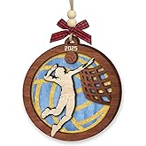 Volleyball Christmas Ornament 2025 - Volleyball Gifts for Teen Girls, Players, Team, Fans, Lovers, Coach - Sports Gifts for Her, Sisters, Friends - Wooden Sports Tree Decorations