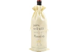 Melonva Engagement Gifts for Couples Newly Engaged Gifts for Newly Engaged Couples Wine Gift Bag Pairs Well with Wedding Planning Wedding Bride to be Gifts for Her