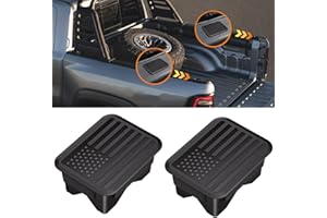 EVPLNT Ram 1500 Bed Rail Caps Covers, Stake Pocket Compatible with Dodge Ram 2019-2024 2025Truck Tonneau Covers Accessories(Set of 2) (Black)