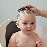 Shnuggle Cradle Cap Brush Soft Silicone Baby Scalp Brush Pink view 6