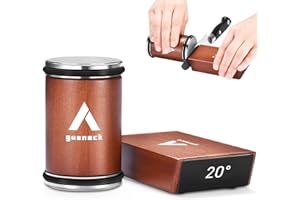 Rolling Knife Sharpener Tool,Gusneck Professional Knife Sharpener Tool for Kitchen Knifes.Industrial diamond grinding discs,Knife Sharpener Support 15° & 20° Magnetic Angles.