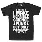 HUMAN I Make Horrible Science Athletic Black Small T-Shirt