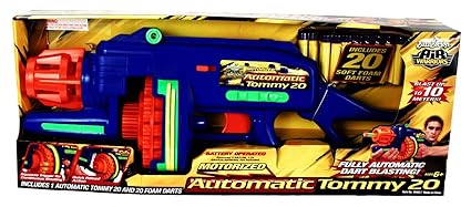 BuzzBee Air Dart Blaster Tommy20, mehrfarbig, 49403
