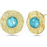 SNGIA18K Gold Plated Dangle Textured Ribbed Irregular Large Leaf Statement Earrings for Women by SNGIA, Handmade Dramatic Geometric Trendy Summer Drop Leaf Flower Jewelry Gifts, Bold Beachy Vintage Plant Fashion Drop Accessories, Vintage Nickle Free Floral Dangling Earrings.