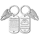 Dabihu Sympathy Gift for Loss Memorial Keychain Memorial Gifts In Memory of Family Remembrance Jewelry Sympathy Keepsake