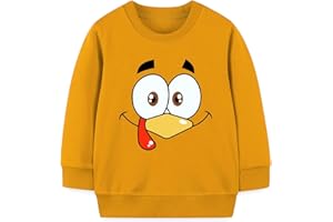 Mrocioa Boys Girls Pumpkin Face Sweatshirt Long SLeeve Kids Halloween Toddler Tops for 2-7T