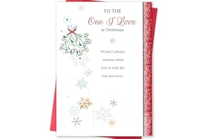 gerdiny Funny Christmas Cards, Merry Christmas Card Gifts for Husband, Wife, Fiance, Fiancee, Girlfriend,Boyfriend, Girlfrien