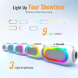 SUDOTACK Karaoke Machine for Adults Kids with 2