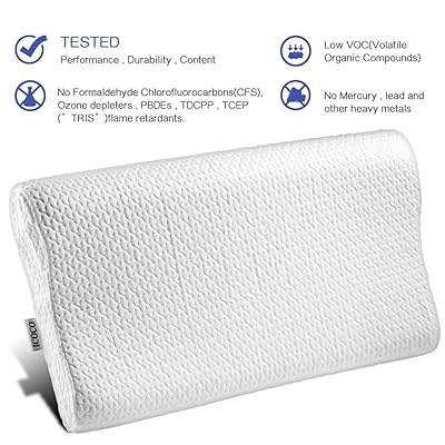 Beiyi Home Us Memory Foam Orthopedic Pillow Contour Pillow For
