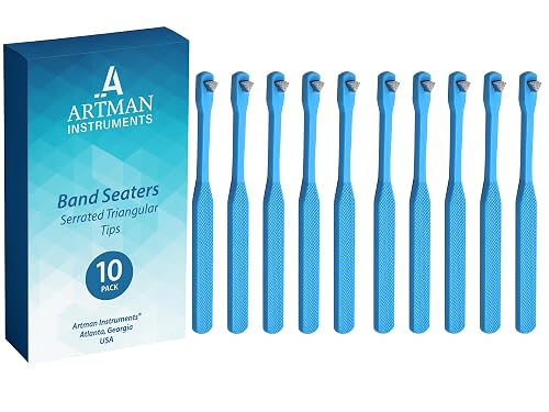 2 Pack Bite Stick Orthodontic Instruments – Autoclavable Band Pusher, Red Band