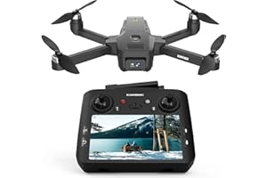 KARUISRC GPS Drone with EIS 4K Camera for Adults, 4.5 Inch LCD Screen RC, Al Track with Professional GPS, Auto Return Follow Me for Beginner, Brushless Drones Foldable RC Drones Long Range, Handbag Under 249g