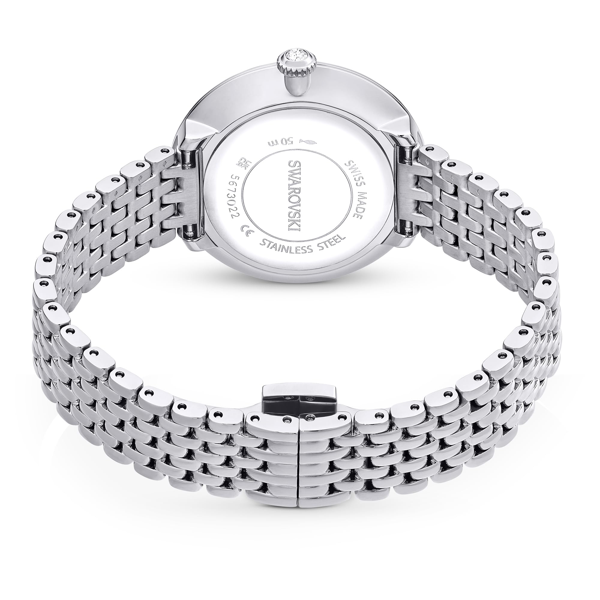 Swarovski Certa Crystal Watch, Swiss Made, Rose Gold Tone Finish, Part of The Swiss Made Watches Collection