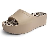 Lemon Jelly Women's Enyd Platform Sandals - Cute Water-Friendly Comfort Wedges for the Beach or Casual Wear - Super Lightweight Slip-On Flip Flops for Ladies