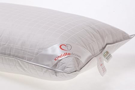 Cuddledown 100 Siberian Goose Down Pillow Pack Of 2 Amazon Co