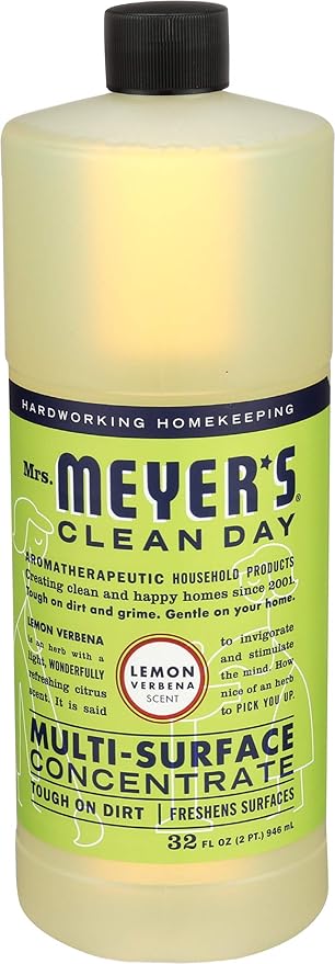 Mrs Meyer S Clean Day All Purpose Cleaner Lemon Verbena 32 Ounce Bottle Amazon Co Uk Kitchen Home