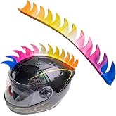 HHongJM Mohawk for Wigs Hair Helmet Silica Gel Mohawk Decoration Hawk for Motorcycle Bicycle Snowboarding Skiing Biking Cycling Helmets(Helmet Not Included)