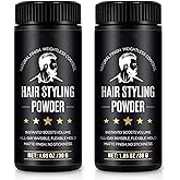 Hair Styling Powder, 2Pack Hair Texture Powder for Men and Women, Adds Volume and Texture, Alll Day Invisible, Flexible Hold,
